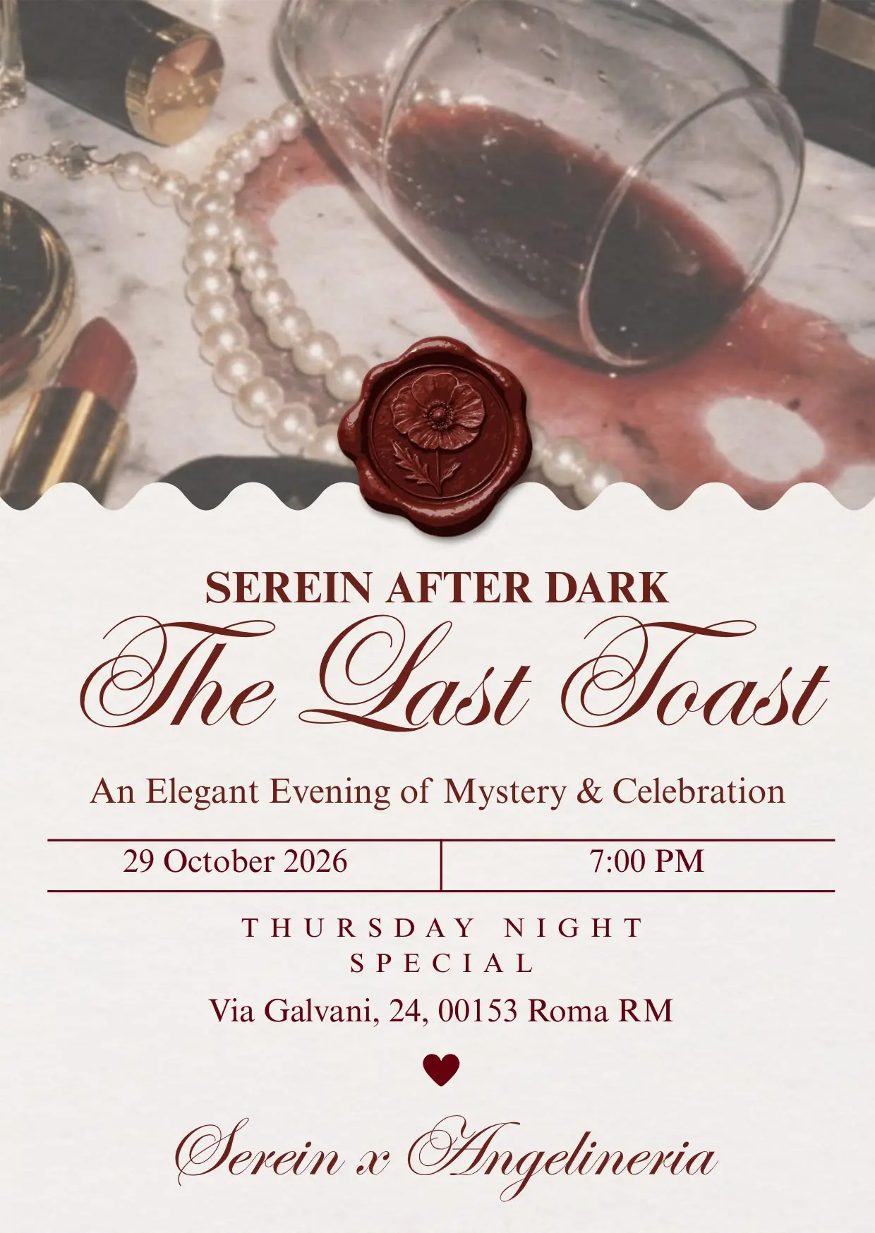 Serein After Dark "The Last Toast"